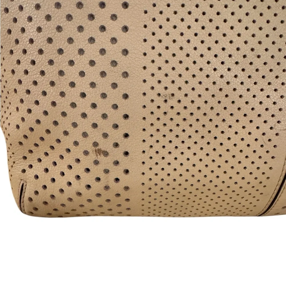 Coach Bleecker Cooper Perforated Leather Satchel 2013